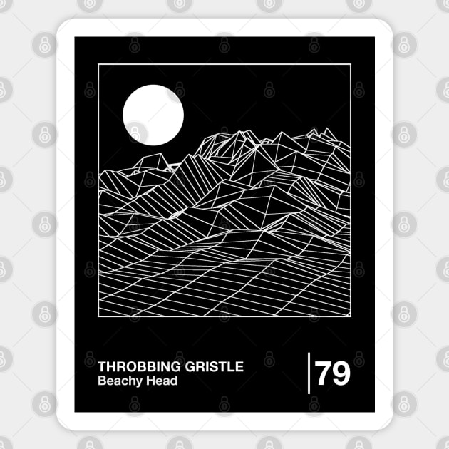 Throbbing Gristle / Minimalist Style Graphic Design Magnet by saudade